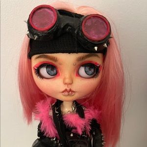 Cyberpunk OOAK Blythe Doll